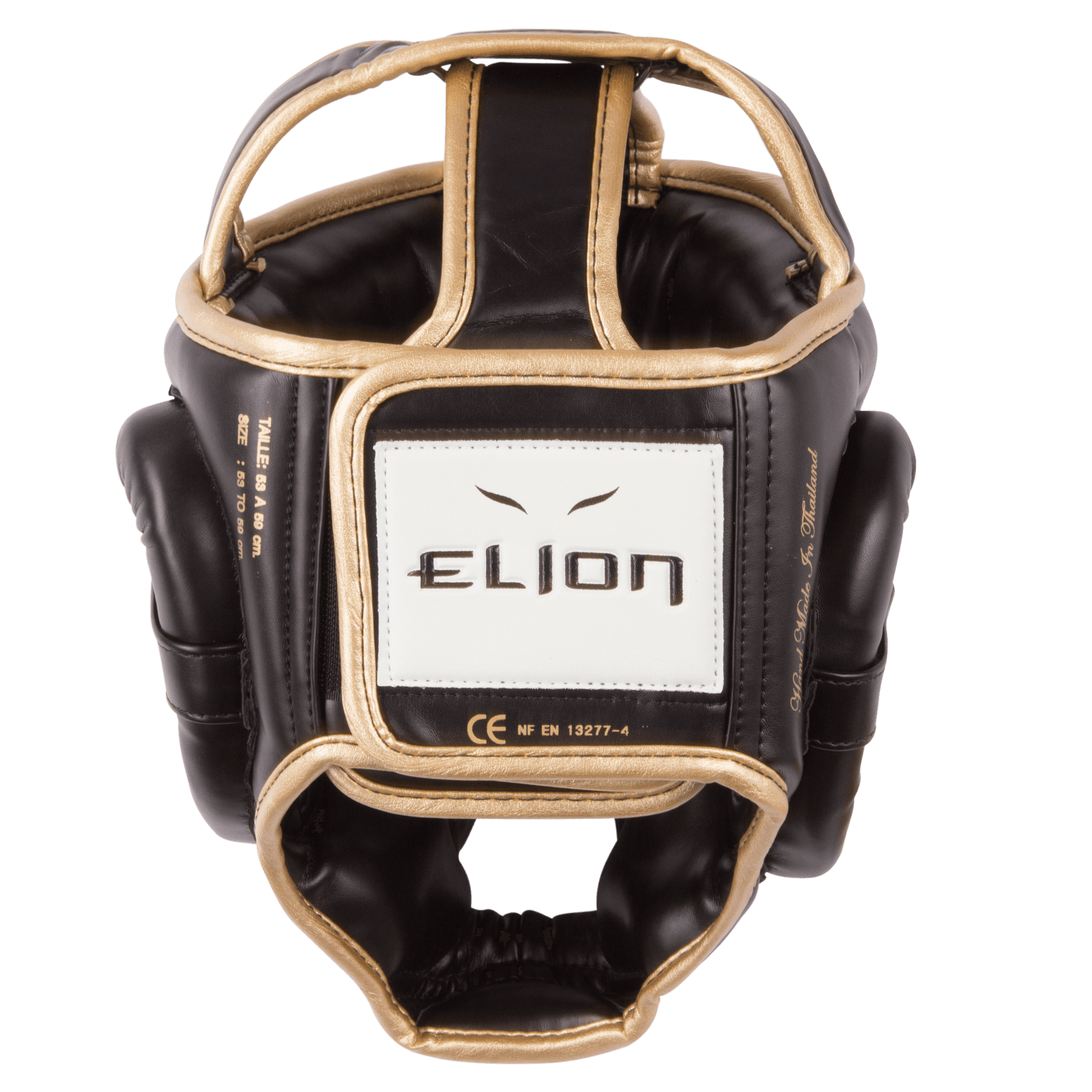 Casque de boxe ELION Audace - Black and White - Image 2