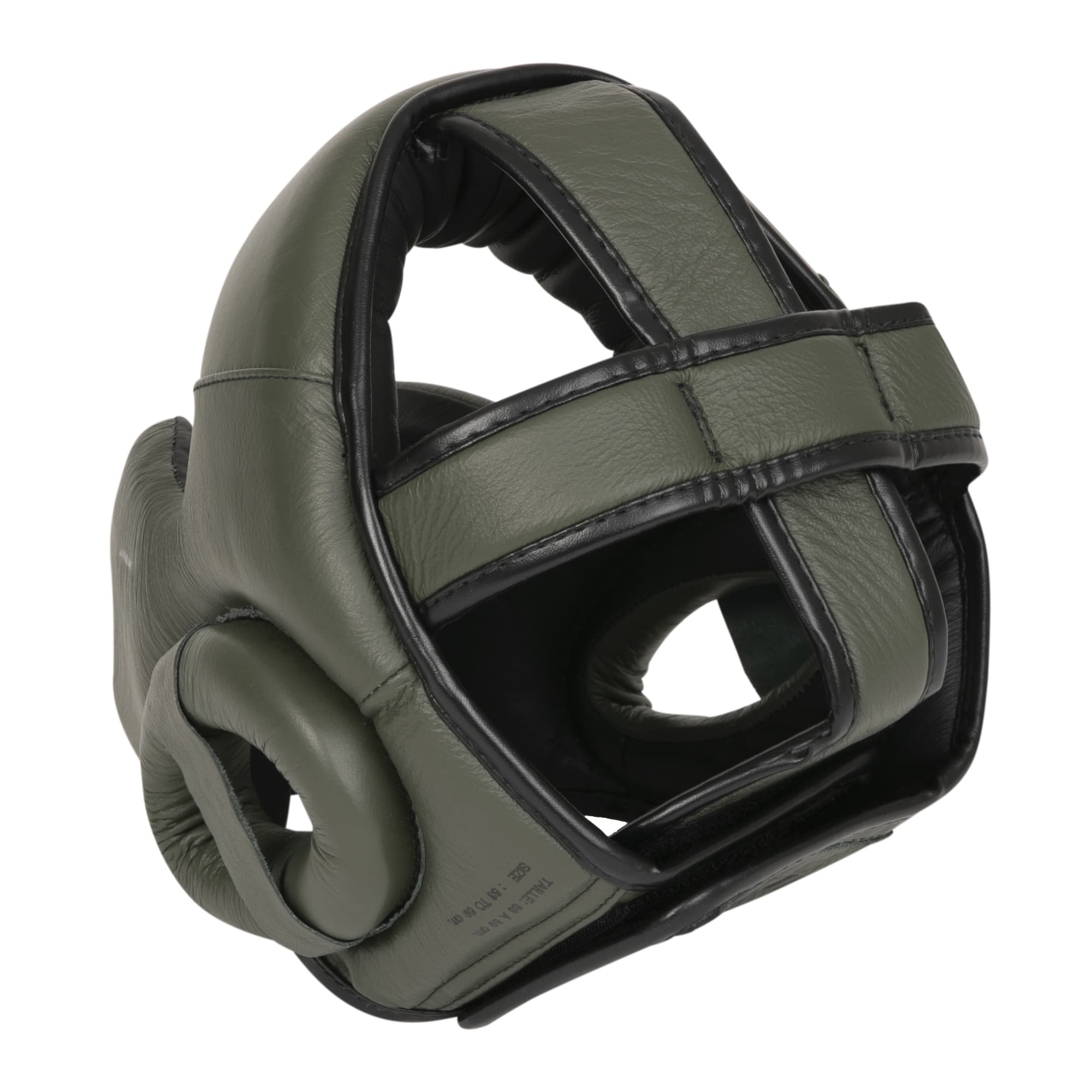 Casque de boxe ELION Paris Cuir Kaki - Image 2