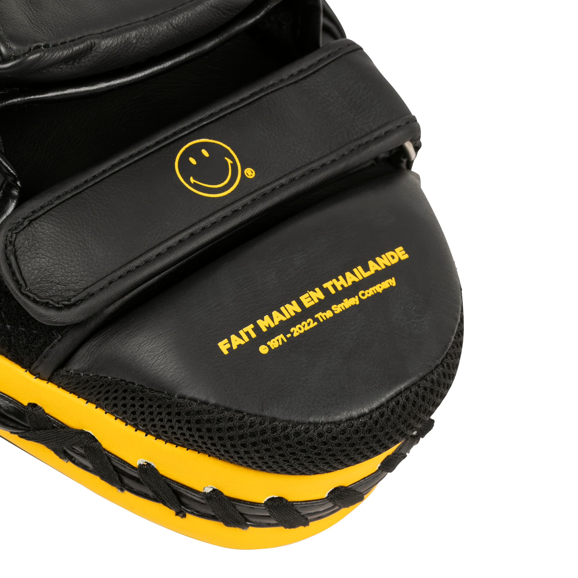 Paire de patte d'ours ELION Paris X SMILEY® 50th Anniversary Edition Limitée Cuir Noir - Image 2