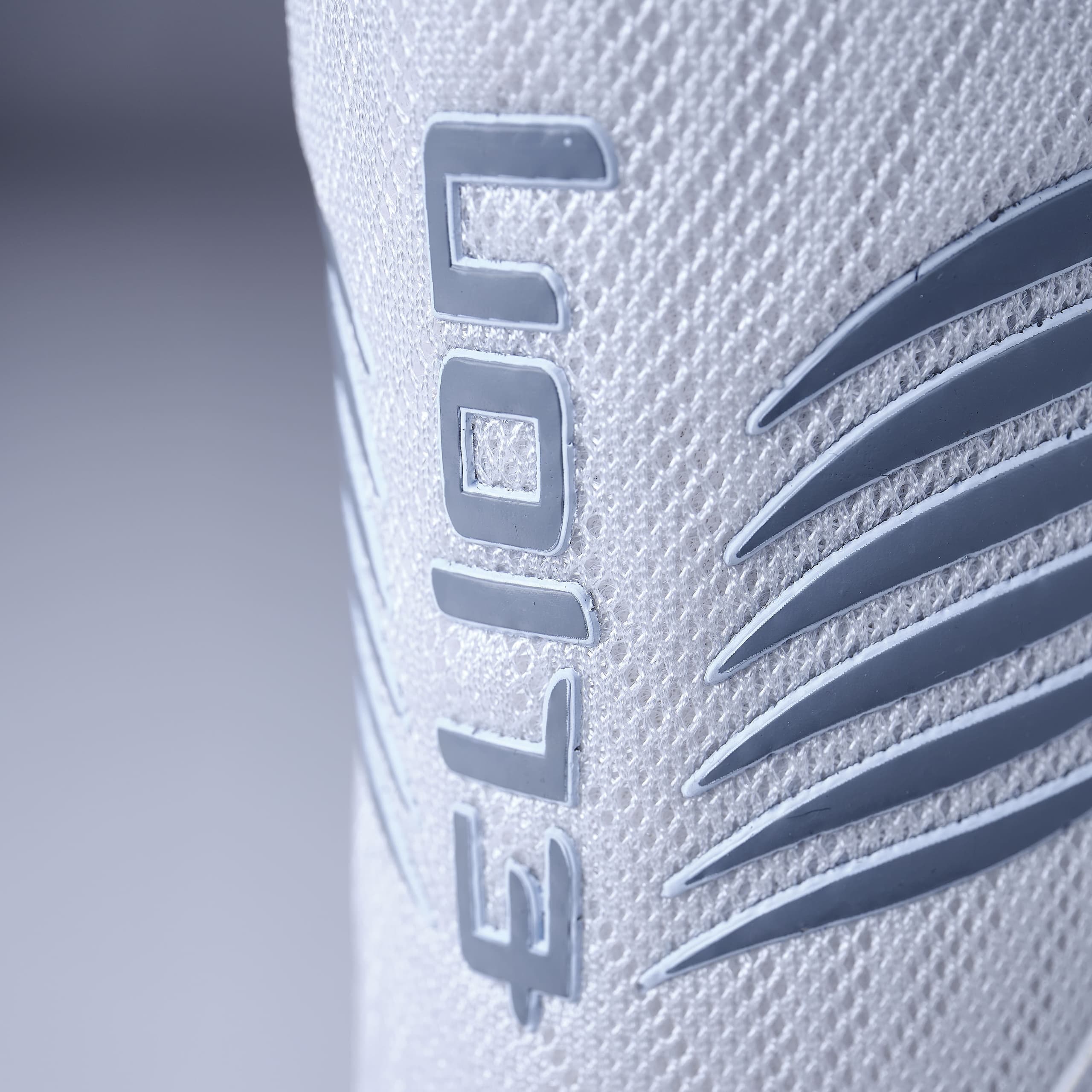 Chaussures de Boxe ELION Rapide Blanc/Gris Réfléchissantes - Image 13