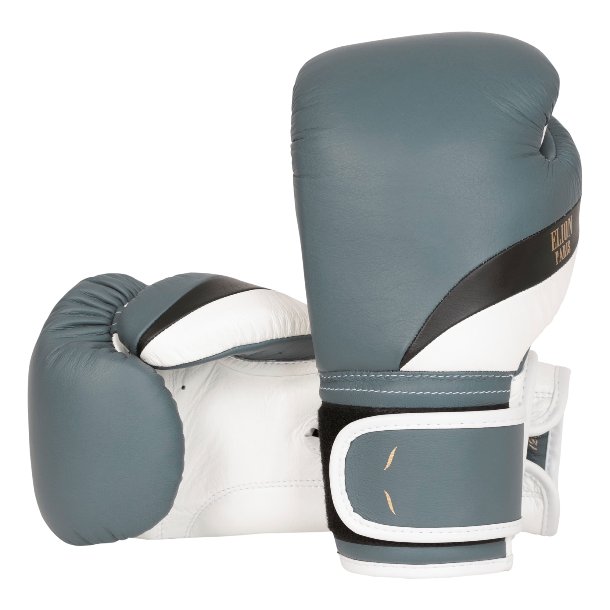 L'Elégant de boxe ELION Paris Velcro - Gris Mat/Noir/Blanc Mat - Image 2