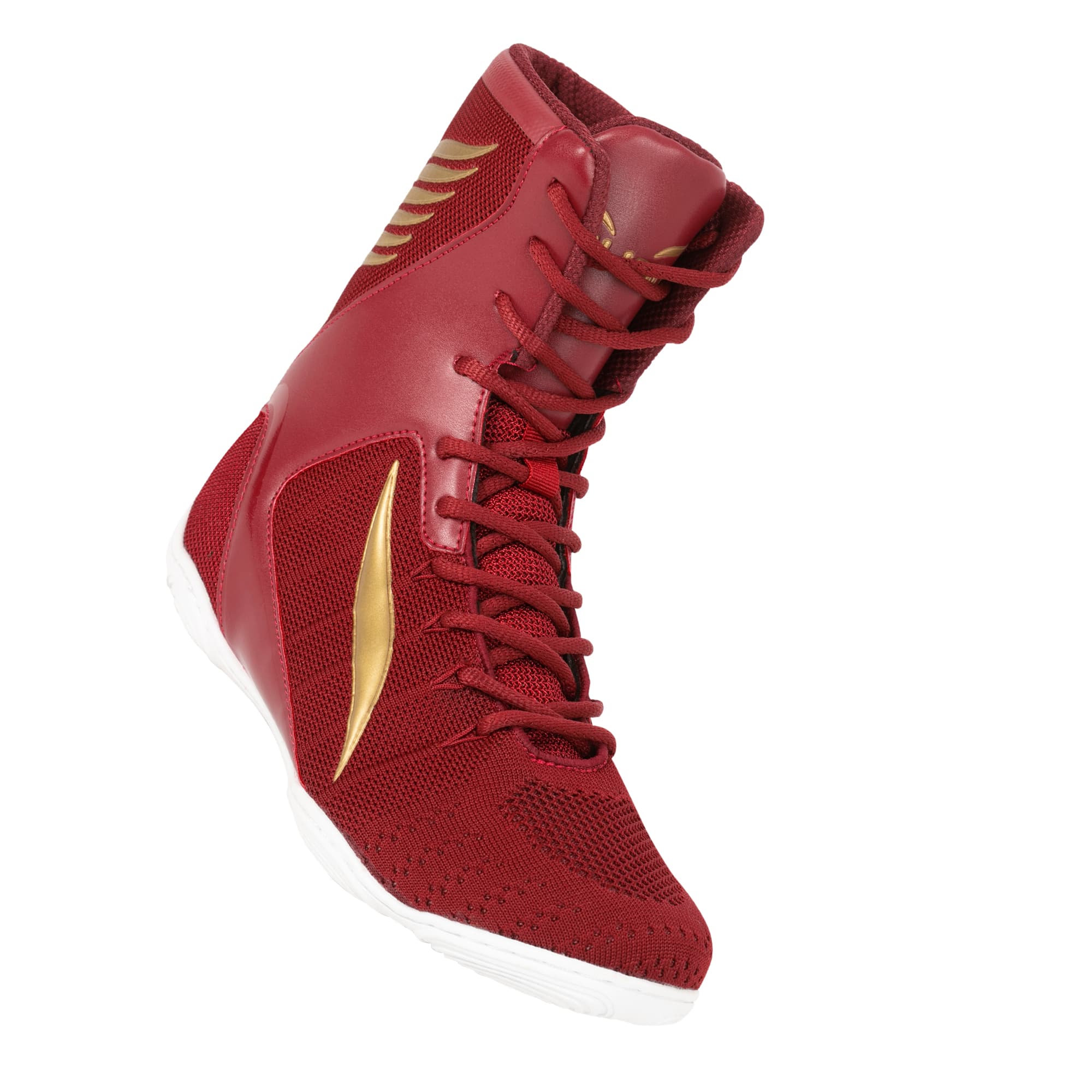 Chaussures de Boxe ELION Rapide Bordeaux - Image 3