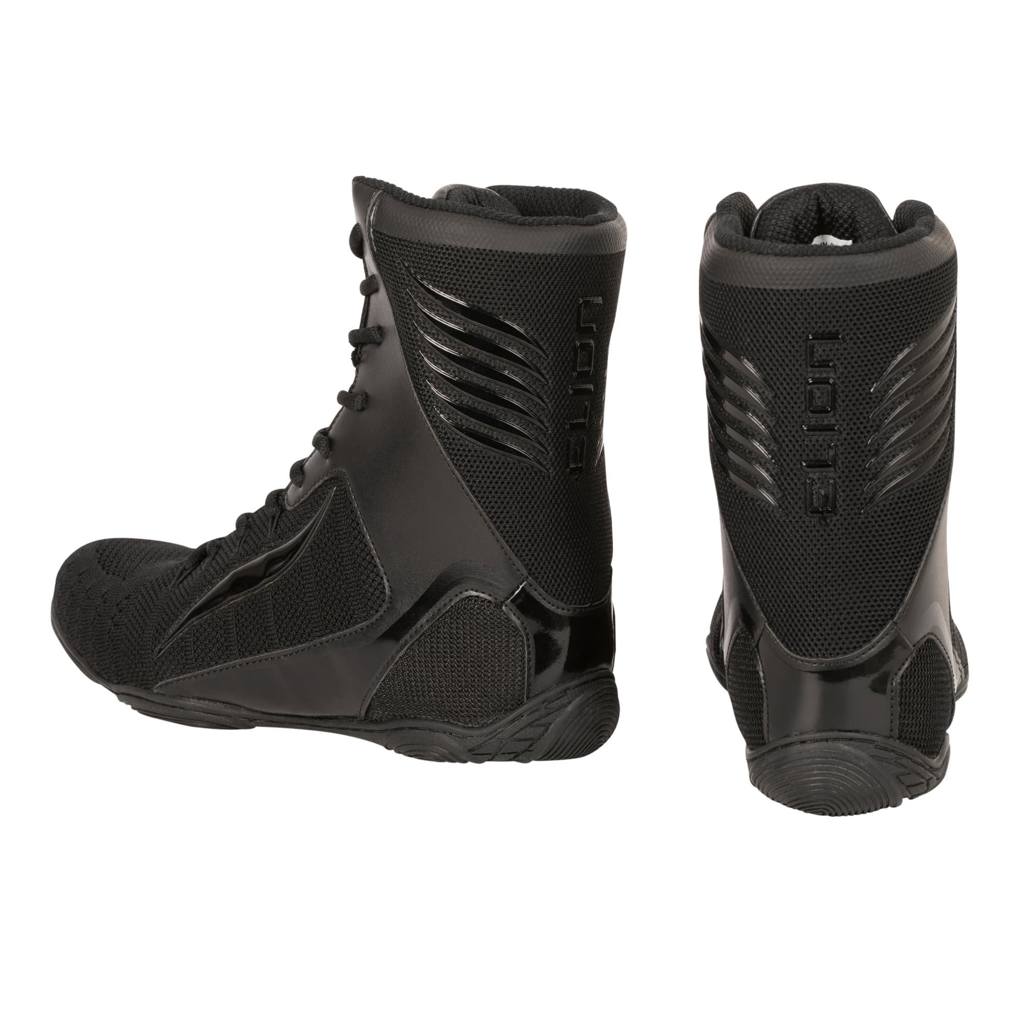 Chaussures de Boxe ELION Rapide Noir/Noir