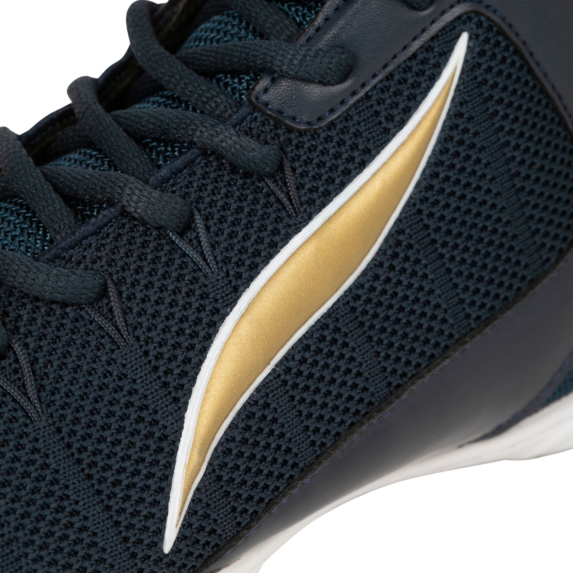 Chaussures de Boxe ELION Rapide Bleu/Or - Image 7