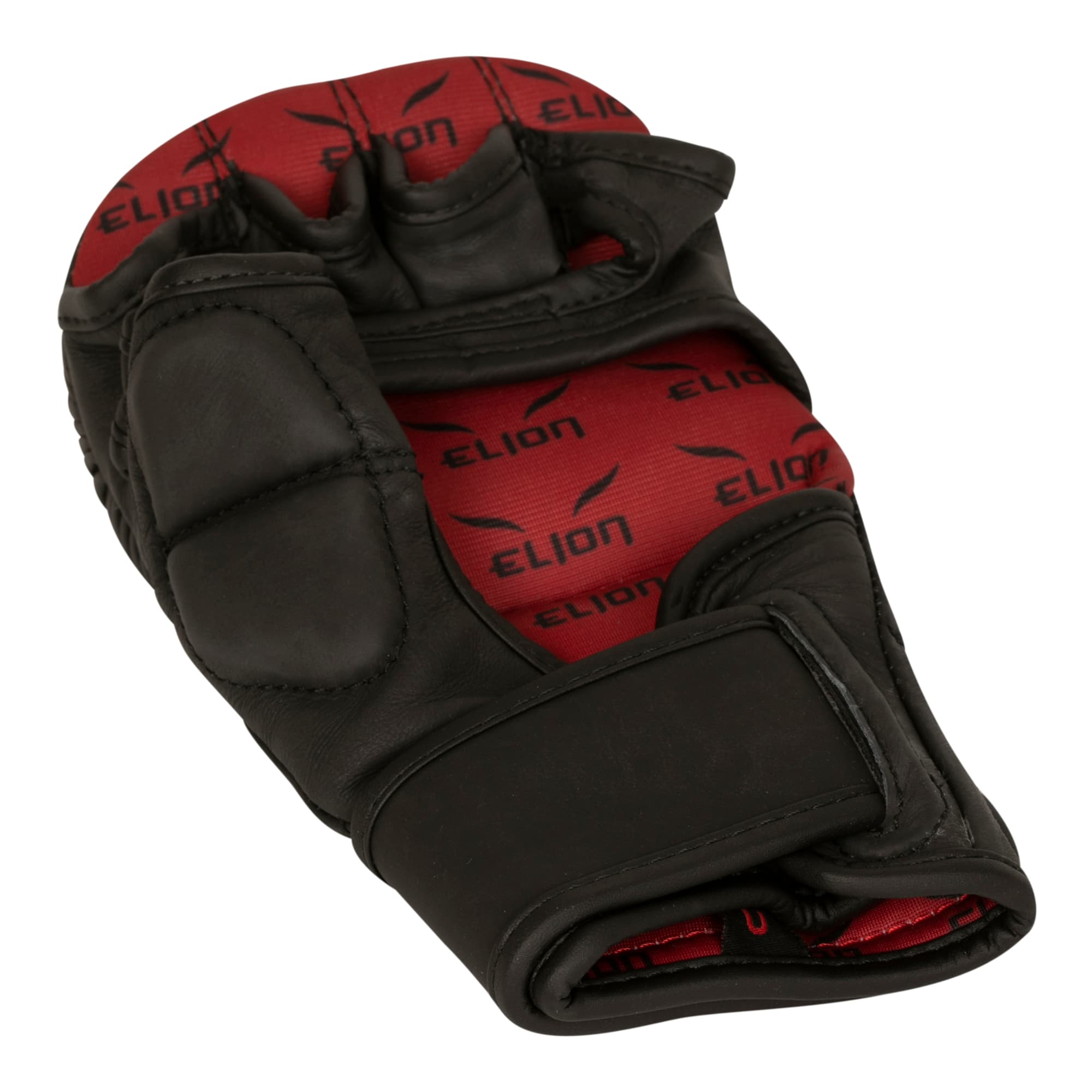 Gants MMA ELION Sparring - Mat-Black  CUIR - Image 2