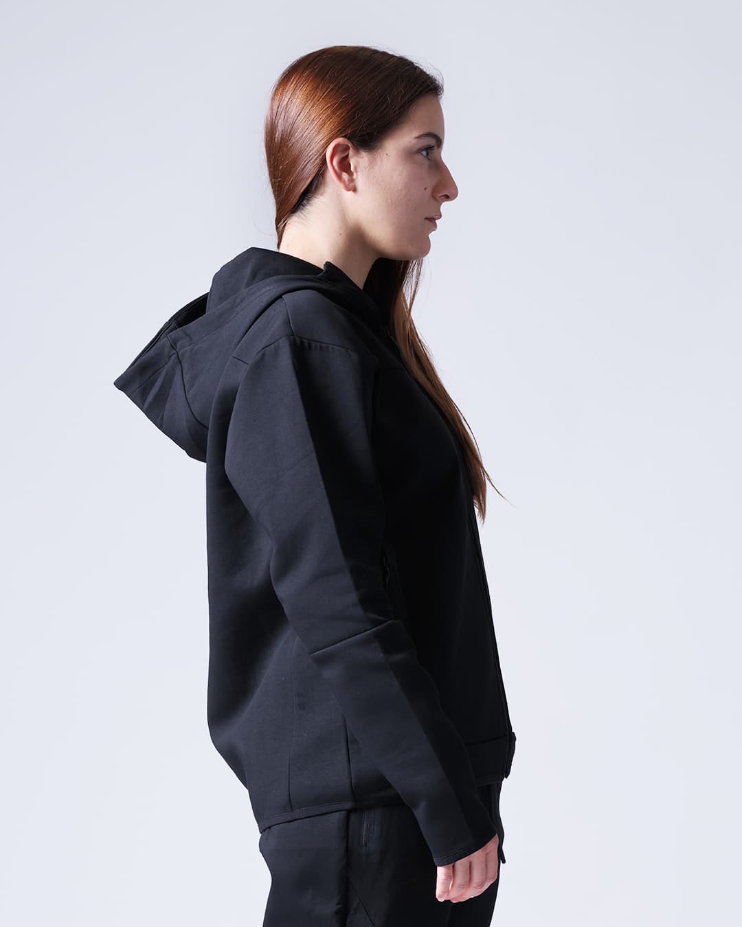 Sweatshirt à Capuche Zippé ELION Nazareth Noir - Image 10