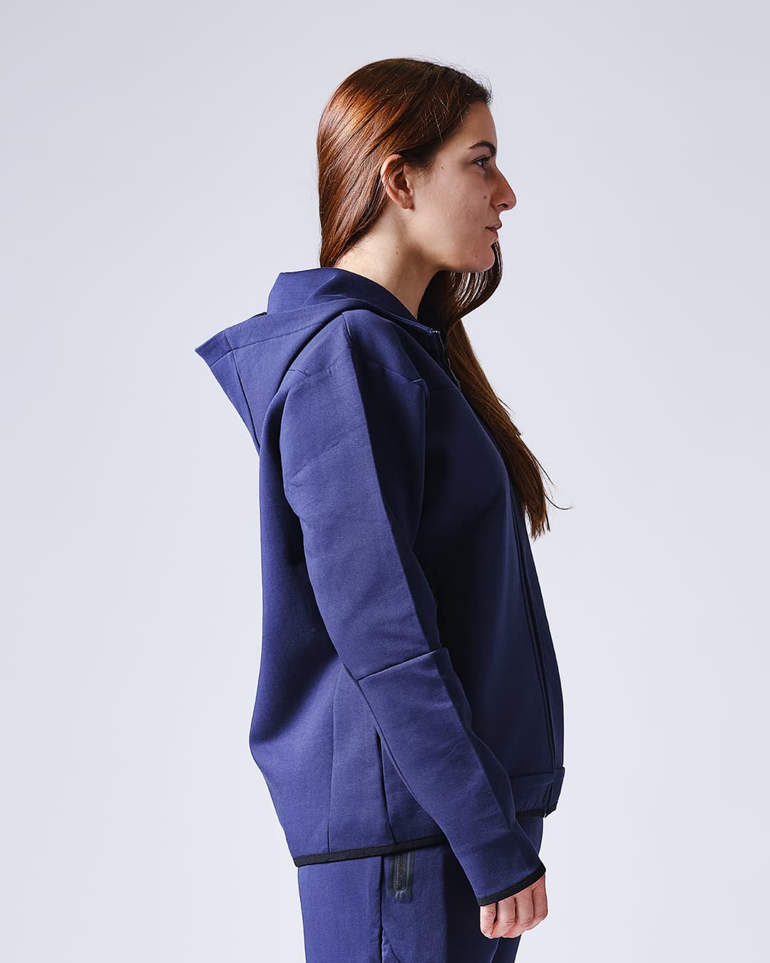 Sweatshirt à Capuche Zippé ELION Nazareth Bleu - Image 12