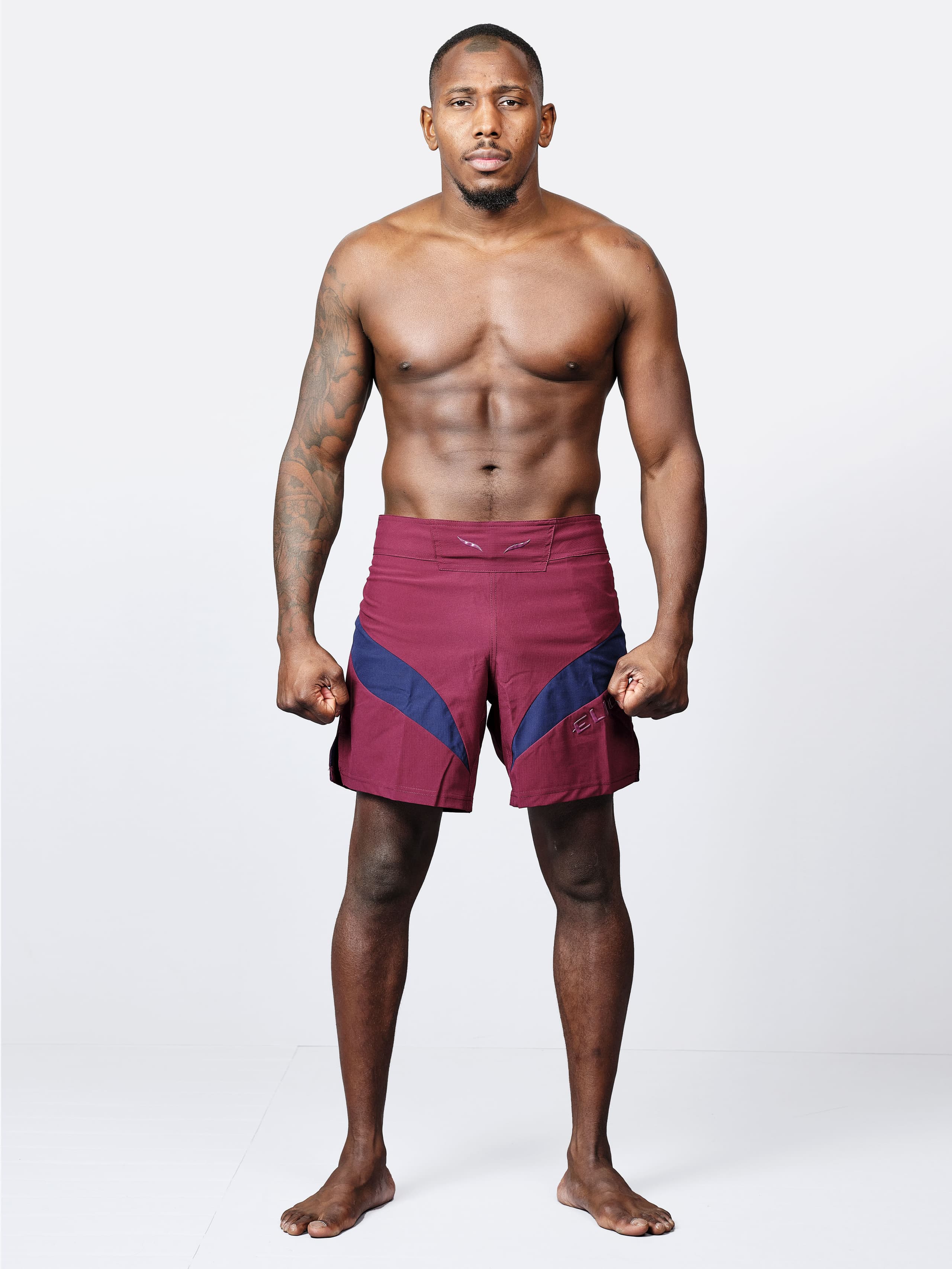 Short MMA SEYANT ELION - Bordeaux/Navy