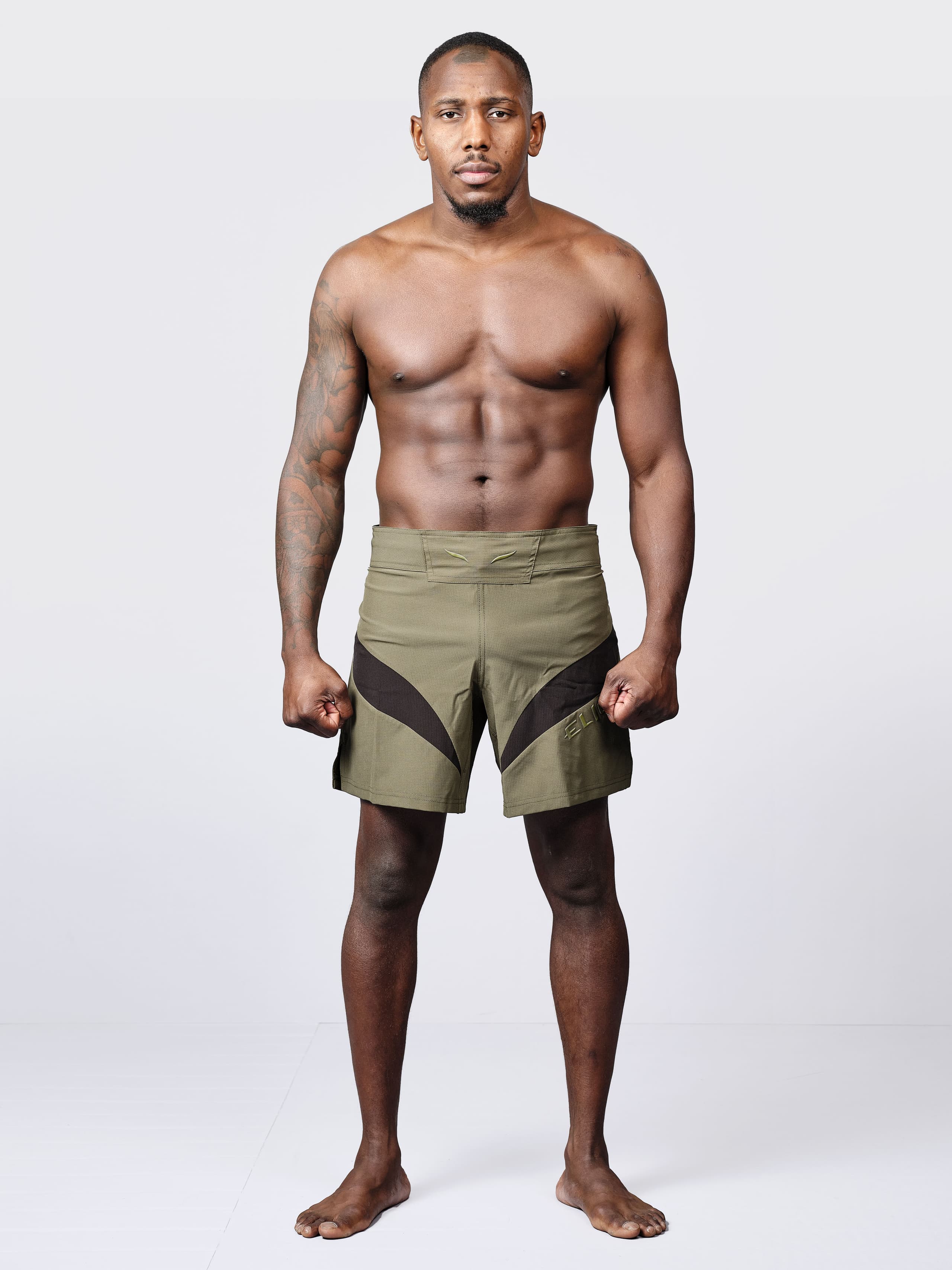 Short MMA SEYANT ELION - Kaki/Noir