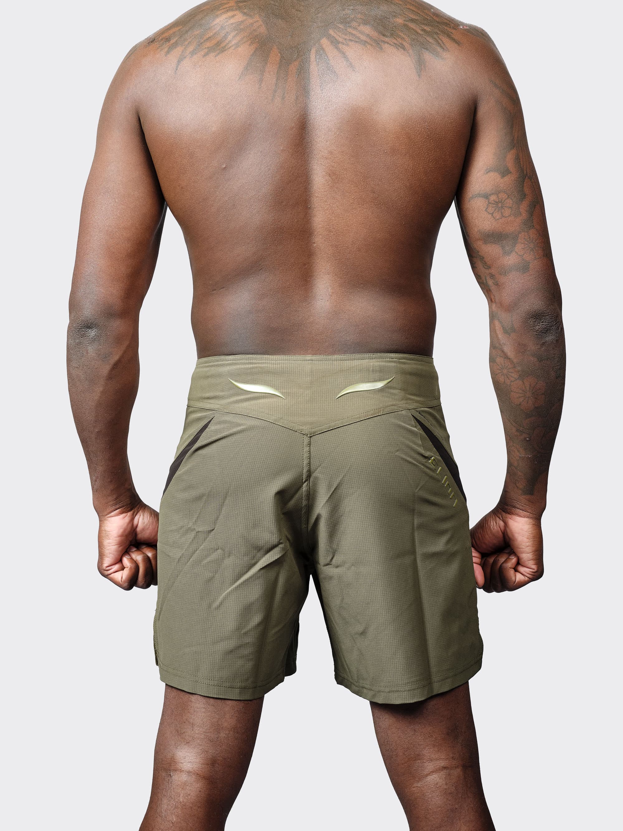 Short MMA SEYANT ELION - Kaki/Noir - Image 5