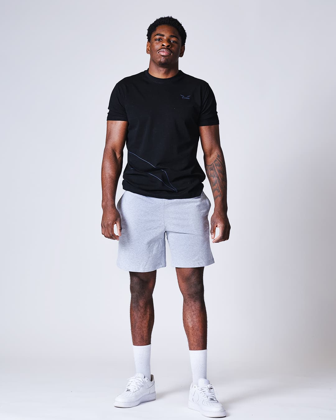 Short de Sport ELION Turenne Gris