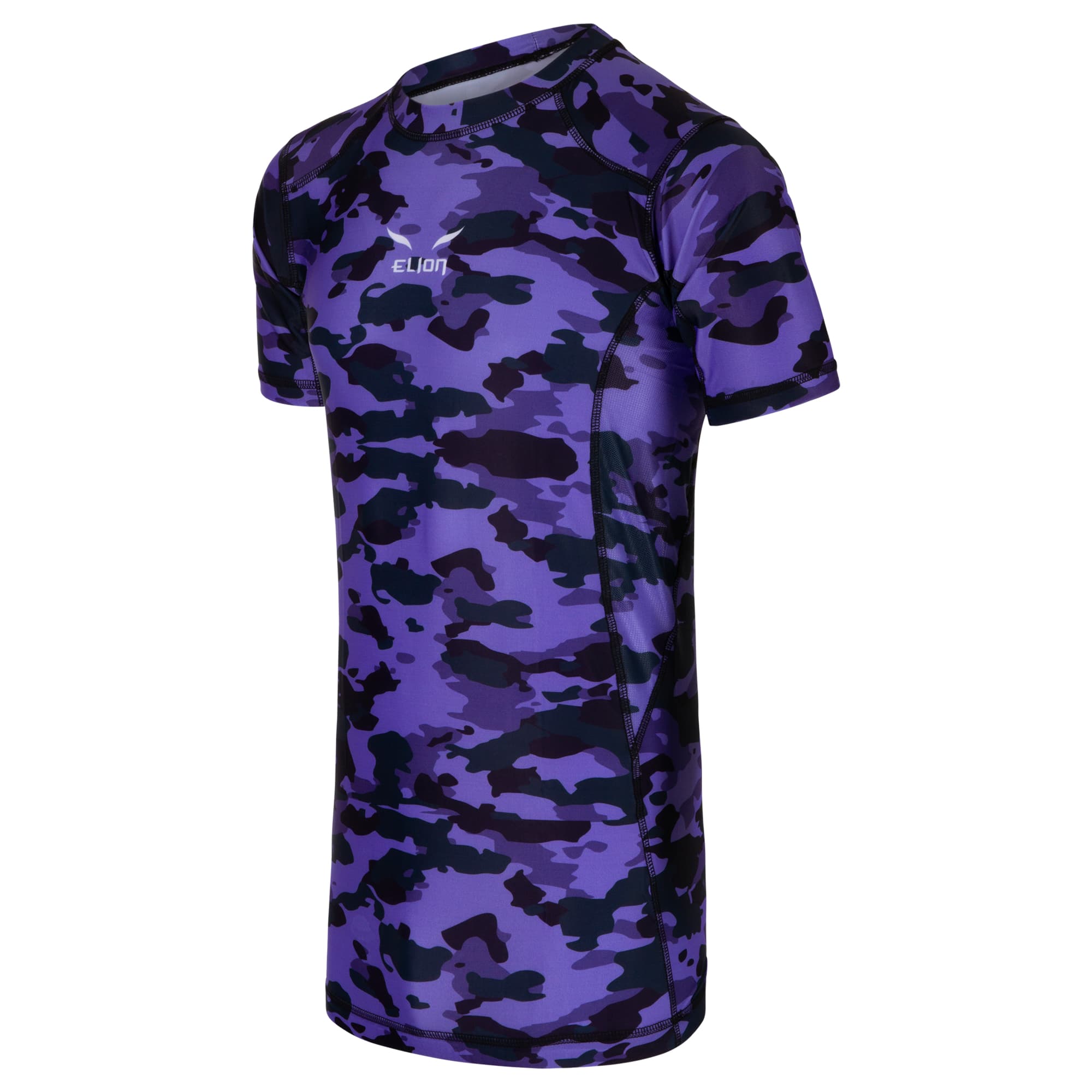 Rashguard ELION Camo - Bleu - Manches Courtes