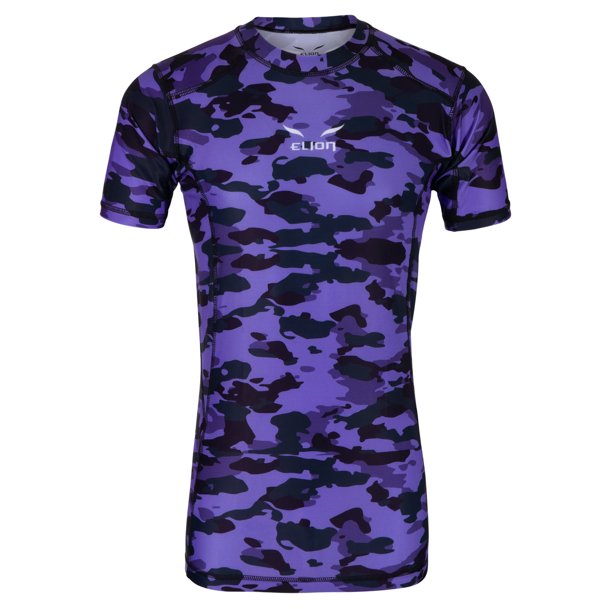 Rashguard ELION Camo - Bleu - Manches Courtes - Image 2