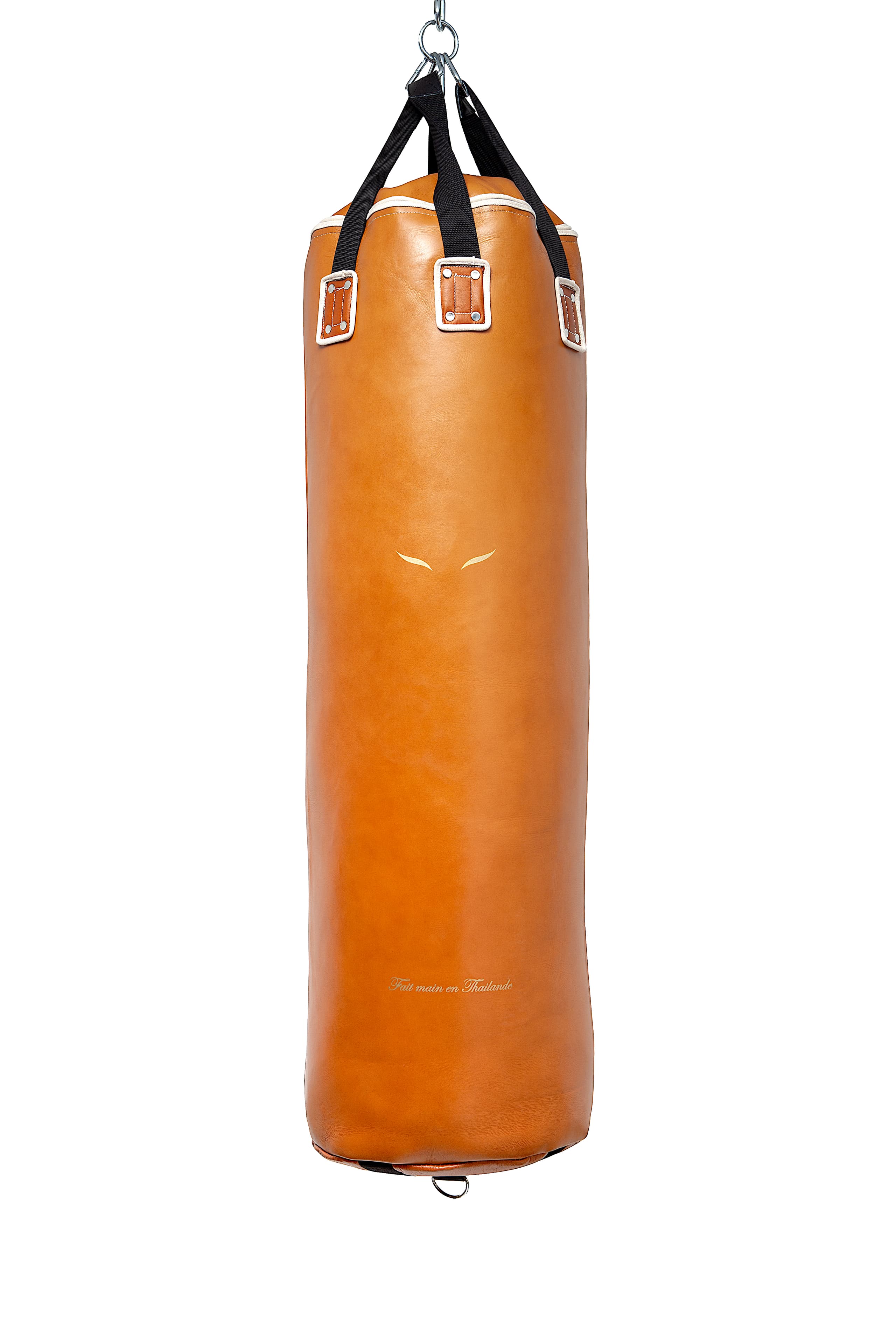 Sac de frappe ELION Cuir Collection Paris - 1m35 - 45kg - Marron - Image 2