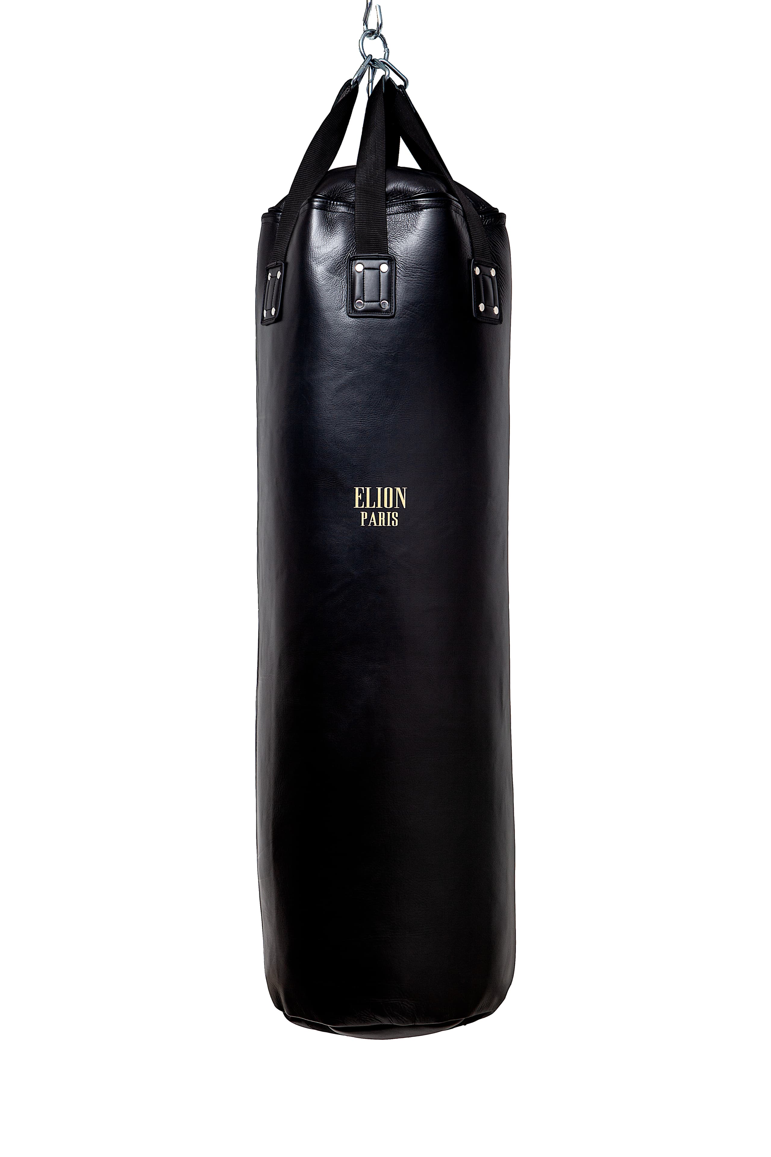 Sac de frappe ELION Cuir Collection Paris - 1m35 - 45kg - Noir - Image 3