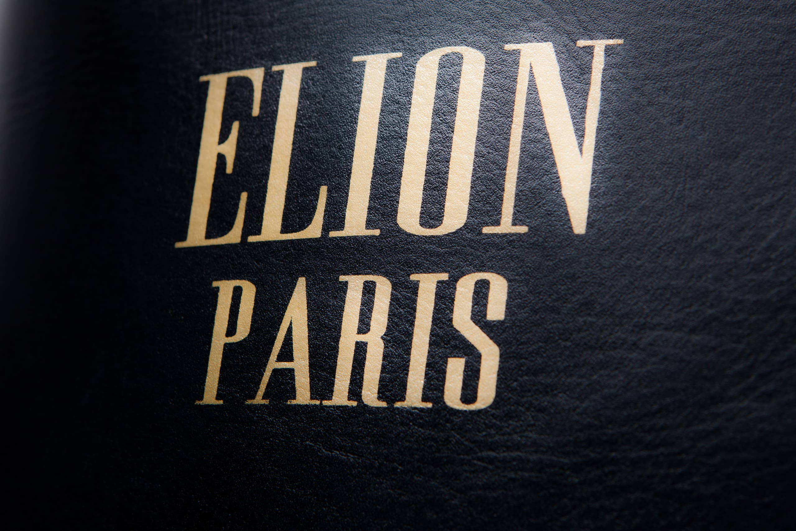 Sac de frappe ELION Cuir Collection Paris - 1m35 - 45kg - Noir - Image 4