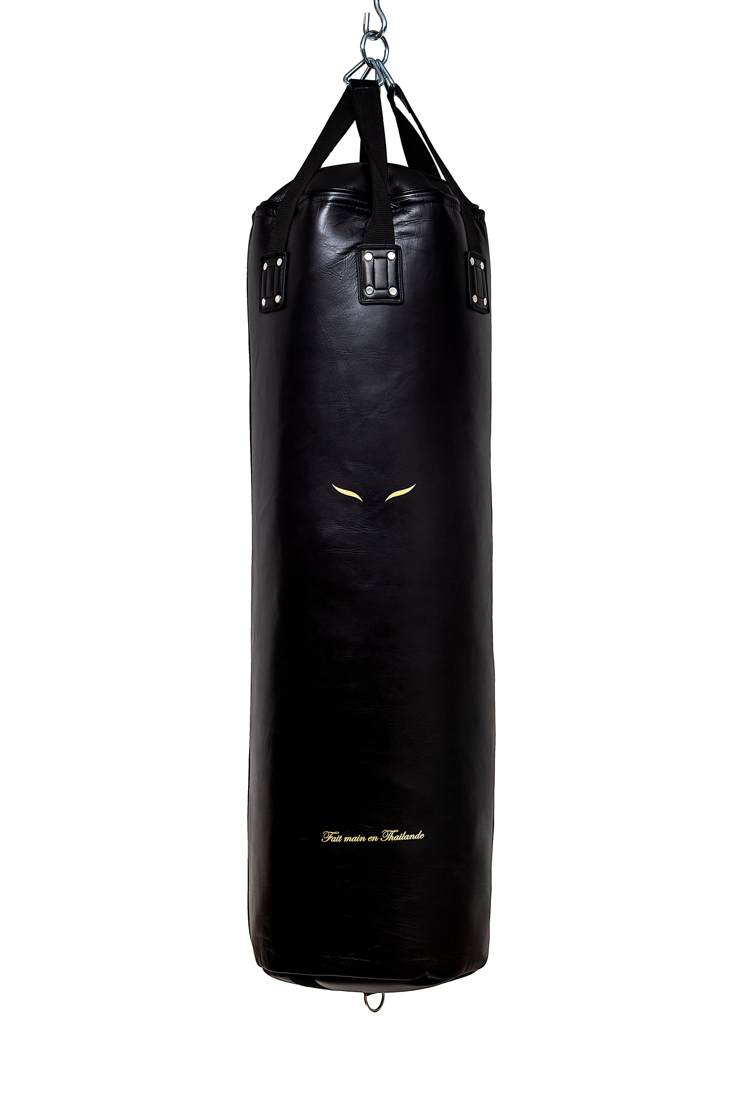 Sac de frappe ELION Cuir Collection Paris - 1m35 - 45kg - Noir - Image 2