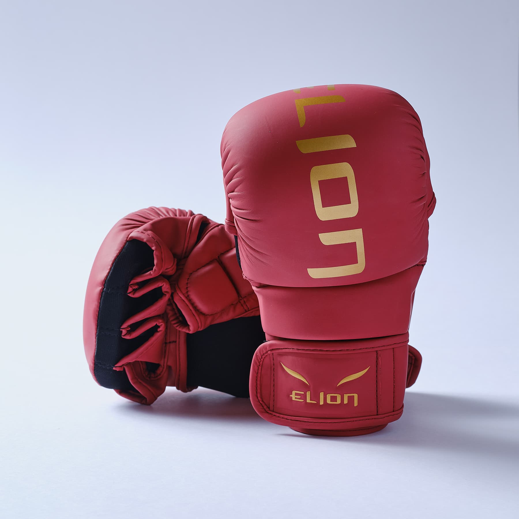 Gants MMA ELION Super Sparring - Bordeaux/Or - Image 3