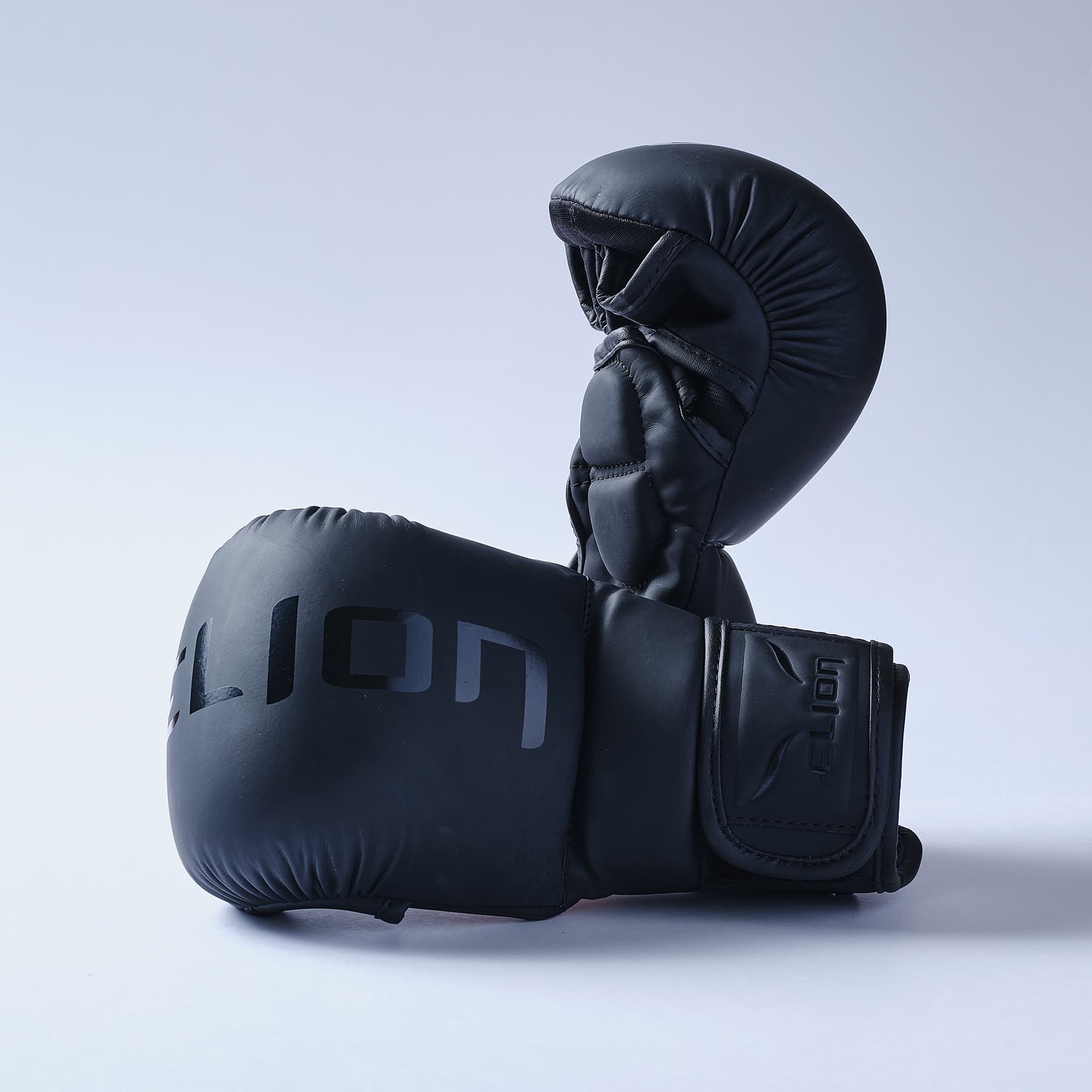 Gants MMA ELION Super Sparring - Noir/Noir - Image 2