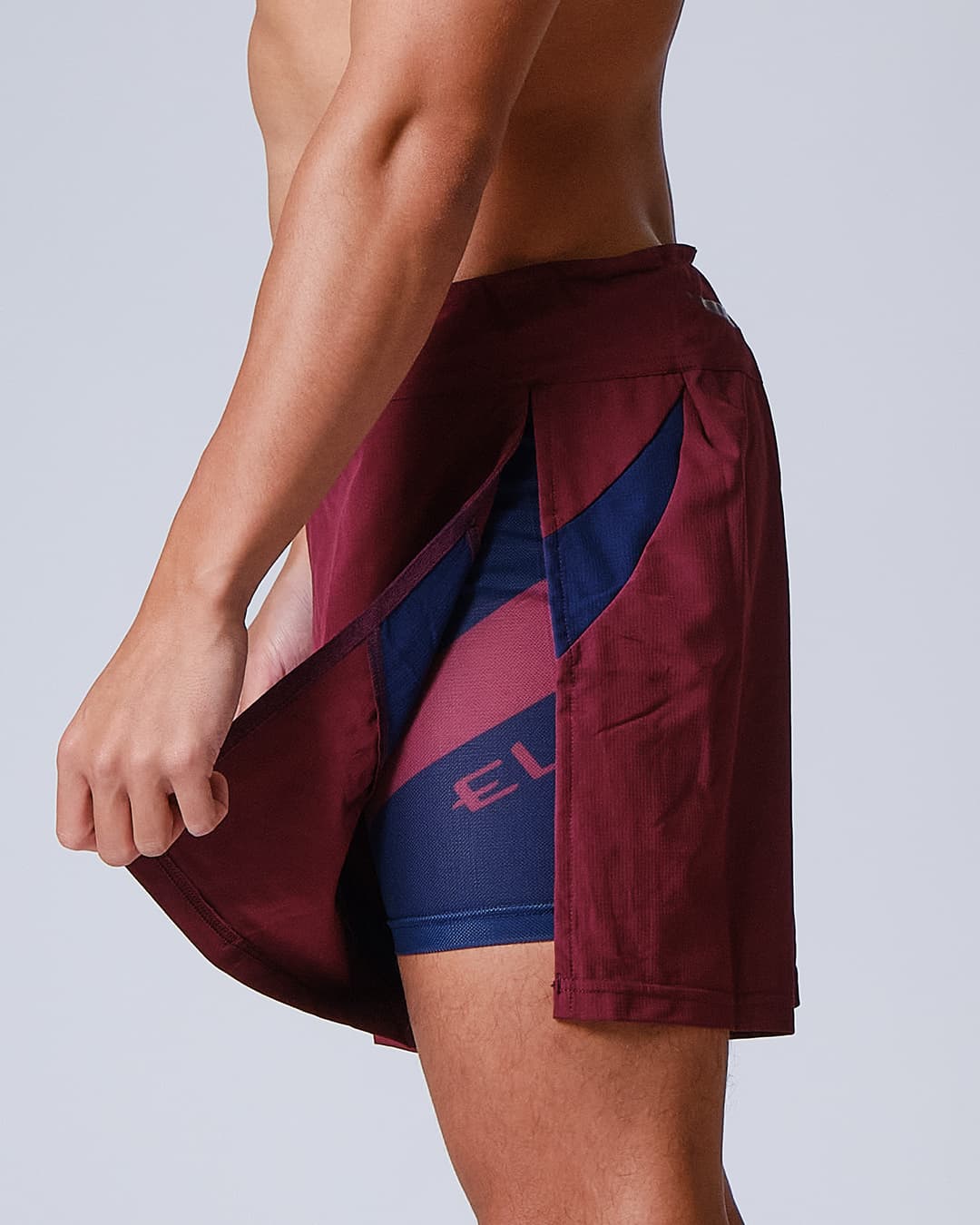 Short MMA SEYANT GLADIATOR ELION - Bordeaux/Navy - Image 5