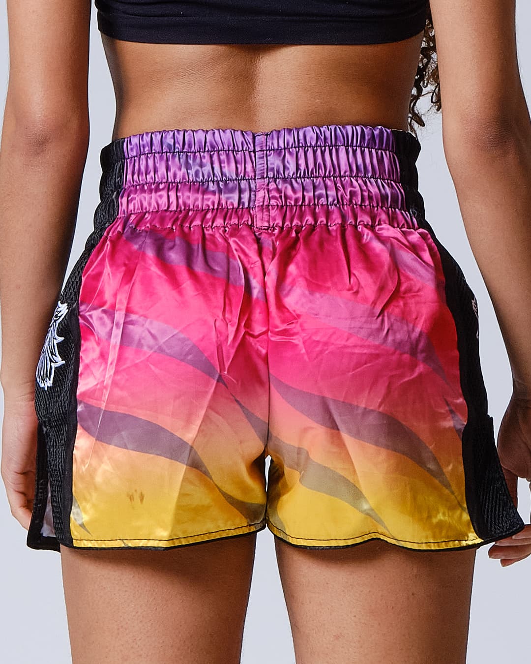 Short de Boxe Thaï ELION Raja - Rose/Orange - Image 8