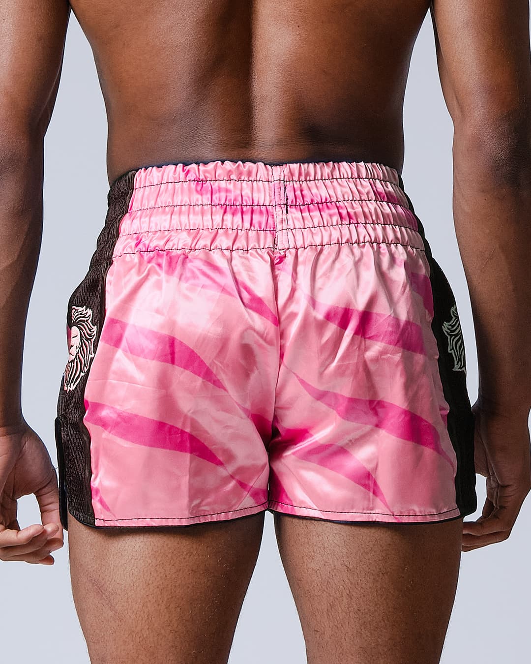 Short de Boxe Thaï ELION Raja - Rose - Image 3