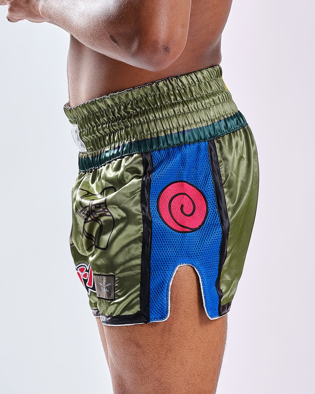Short de Boxe Thaï NARUTO X ELION KAKASHI Kaki - Image 2