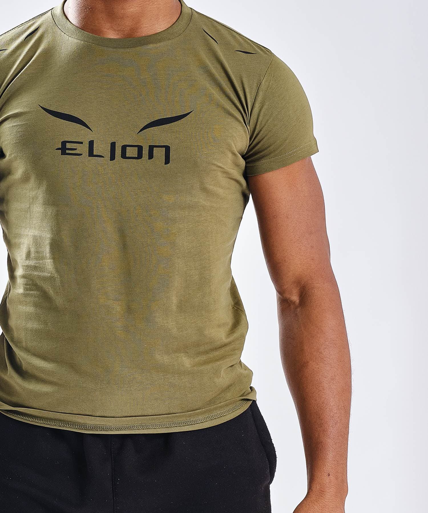 T-Shirt ELION Ring Walk Kaki/Noir - Image 2