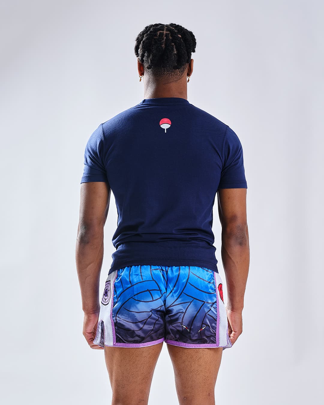 T-Shirt NARUTO X ELION SASUKE Bleu - Image 2