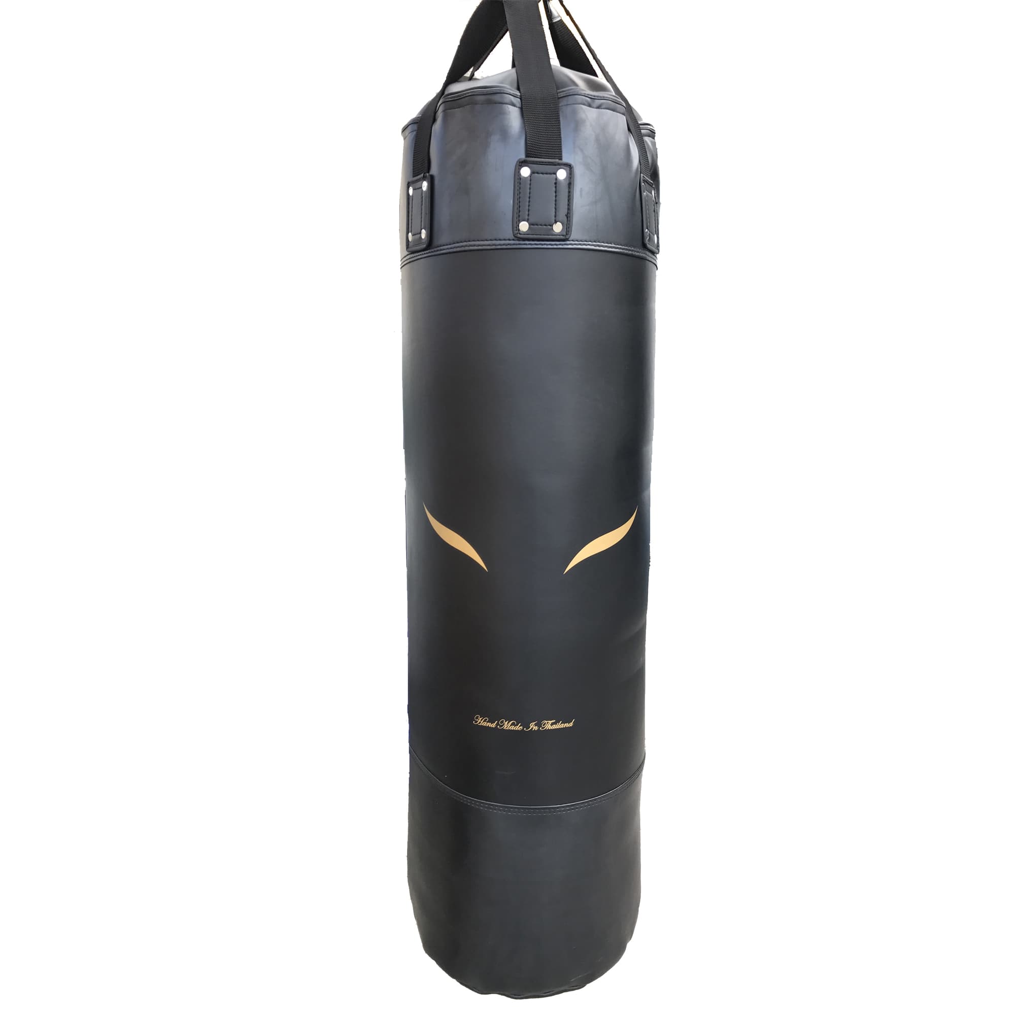 Sac de frappe ELION Skintex - 1m60 - 55 ± Kg Noir Mat/Or - Image 2