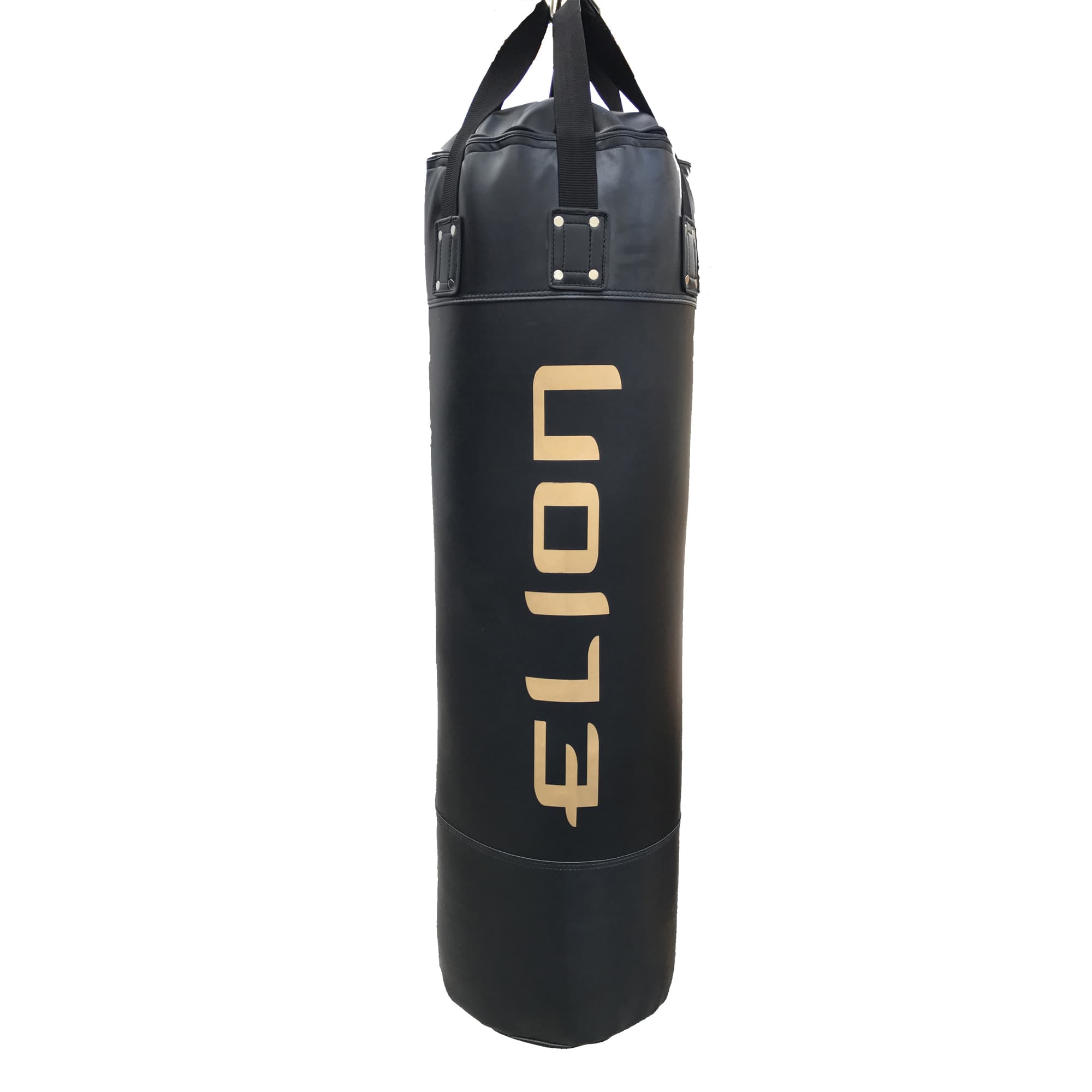Sac de frappe ELION Skintex - 1m60 - 55 ± Kg Noir Mat/Or - Image 3