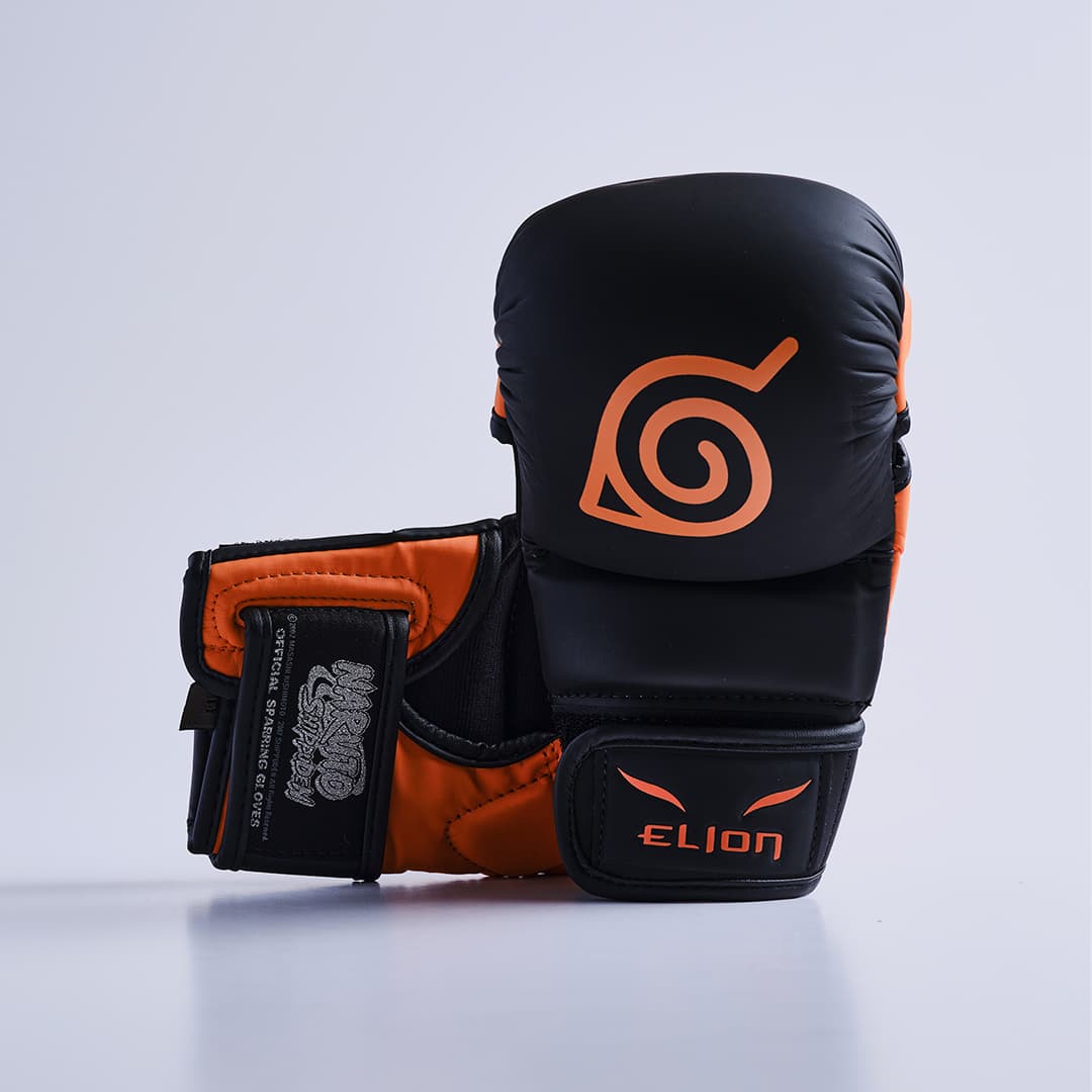 Gants MMA NARUTO X ELION Super Sparring Naruto - Noir/Orange