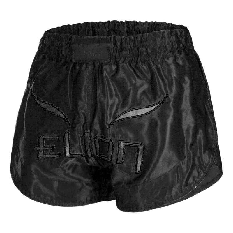 Short de Boxe Thaï ELION ORIGINS Noir/Noir