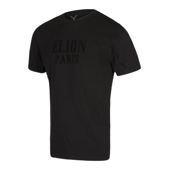 T-Shirt ELION PARIS Noir/Velour Noir
