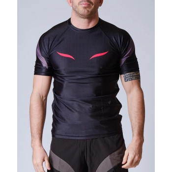 Rashguard ELION JJB SQUALE - Noir - Manches Courtes