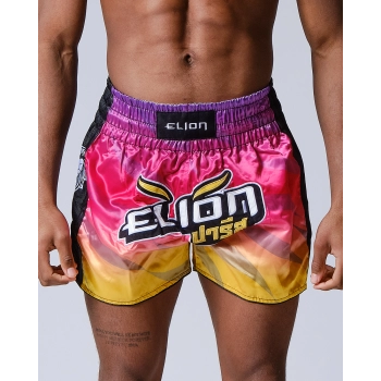 Short de Boxe Thaï ELION Raja - Rose/Orange