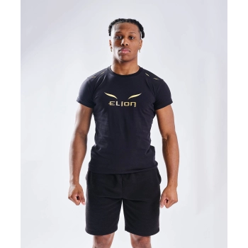 T-Shirt ELION Ring Walk Noir/Or