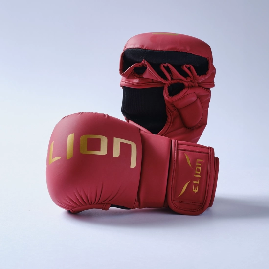 Gants MMA ELION Super Sparring - Bordeaux/Or