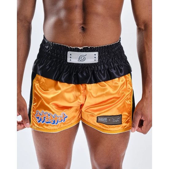 Short de Boxe Thaï NARUTO X ELION NARUTO Noir/Orange