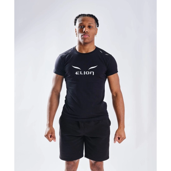 T-Shirt ELION Ring Walk  Noir/Blanc