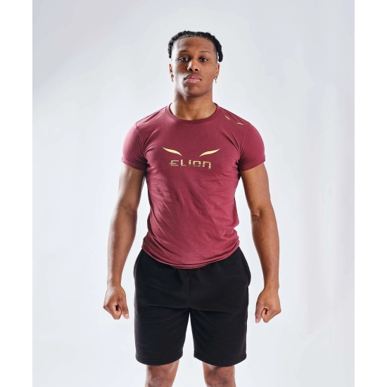 T-Shirt ELION Ring Walk Bordeaux/Or