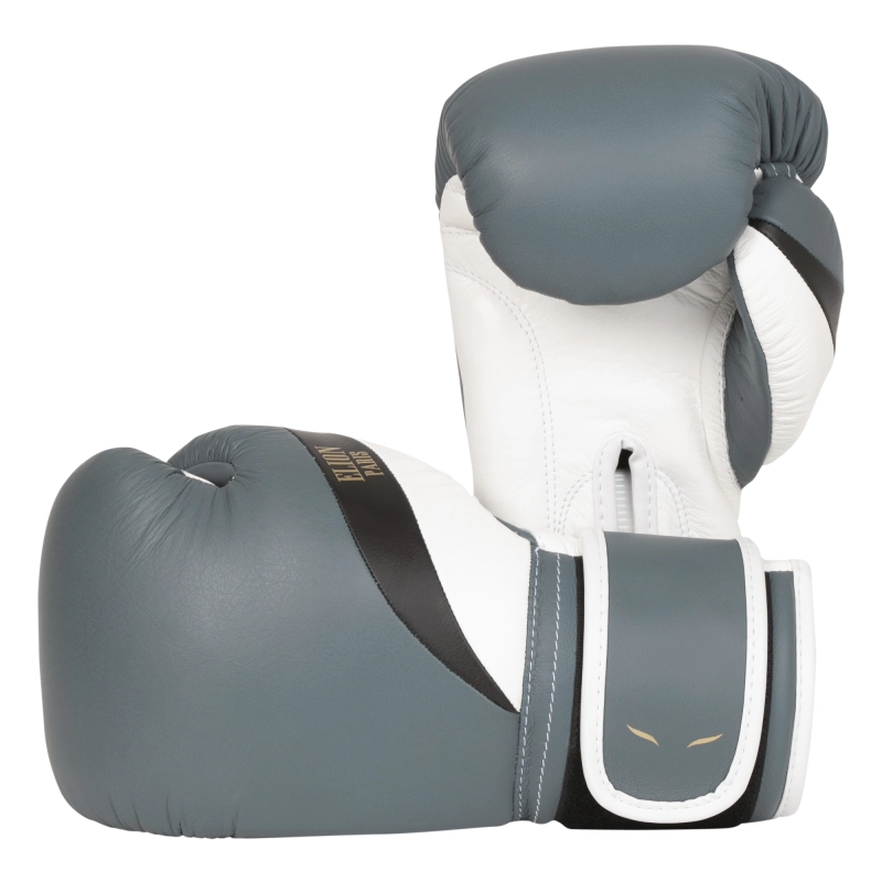 L Elegant De Boxe Elion Paris Velcro Gris Mat Noir Blanc Mat En