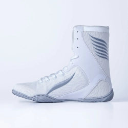 Chaussures de Boxe ELION Rapide Blanc/Gris Réfléchissantes