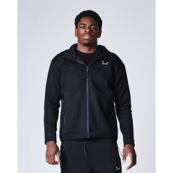 Sweatshirt à Capuche Zippé ELION Nazareth Noir