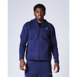 Sweatshirt à Capuche Zippé ELION Nazareth Bleu